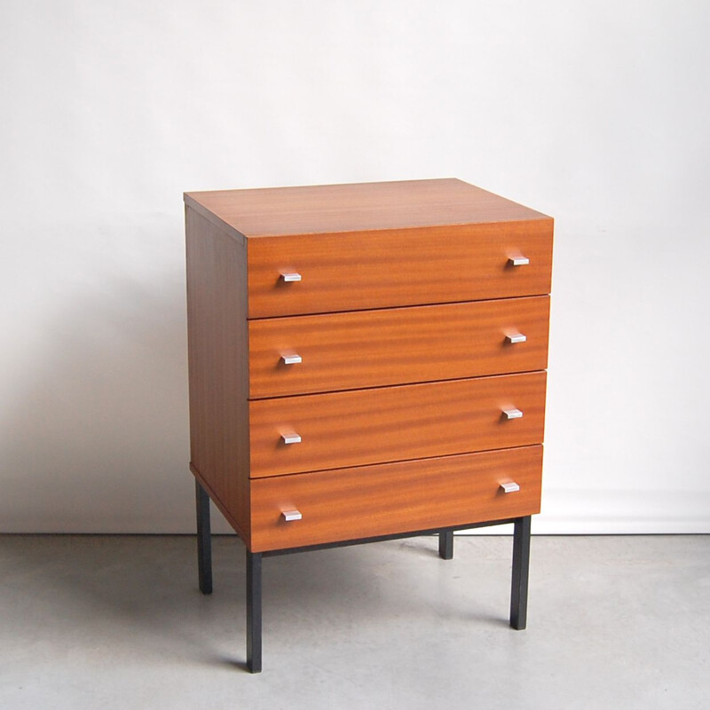 Vintage chest of drawers model 664 by Pierre Guariche for Meurop, 1960s