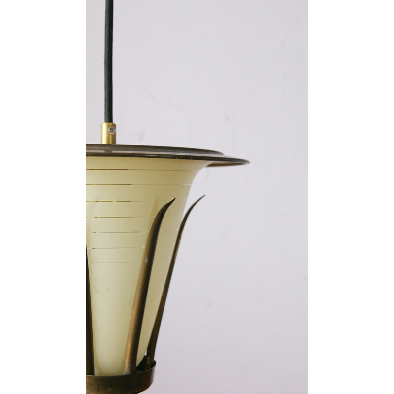 Vintage Rockabilly ceiling lamp, 1950s
