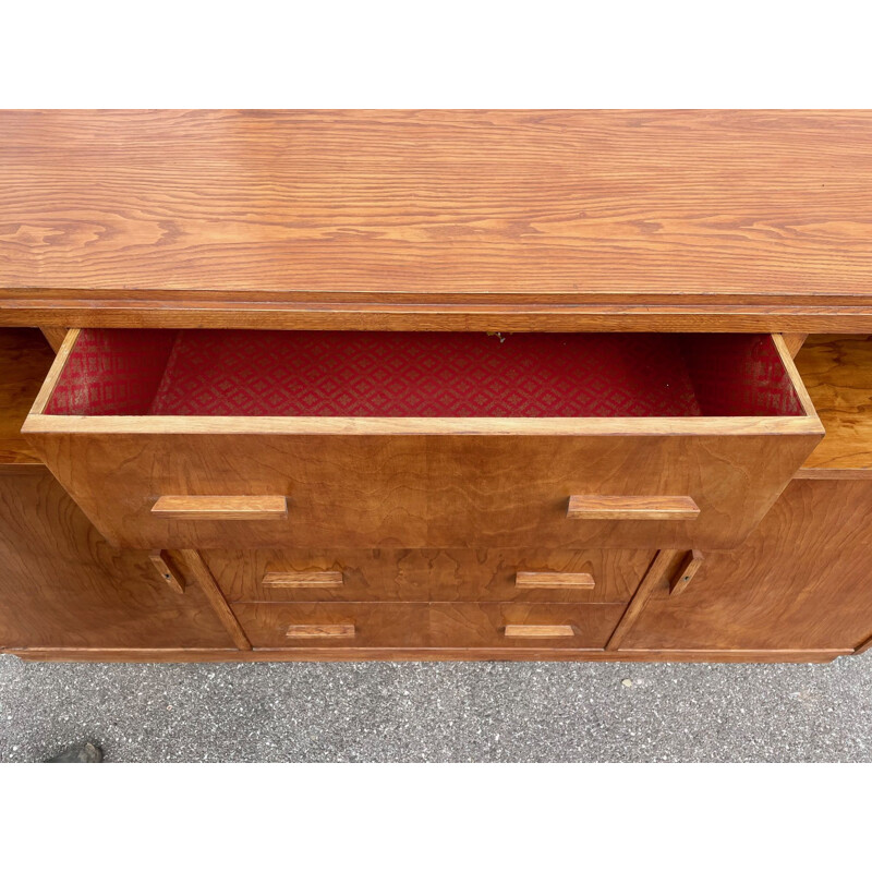 Credenza vintage in olmo di Majorelle, 1930