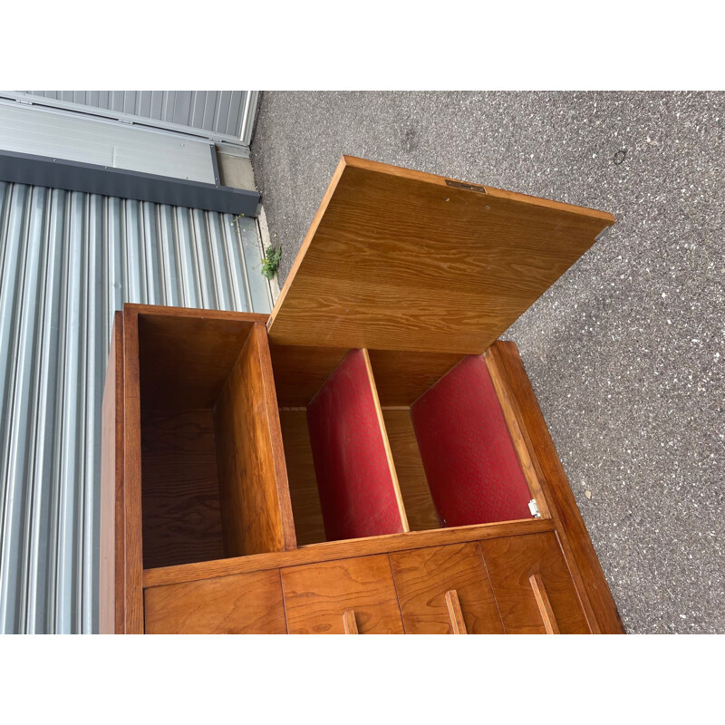 Credenza vintage in olmo di Majorelle, 1930