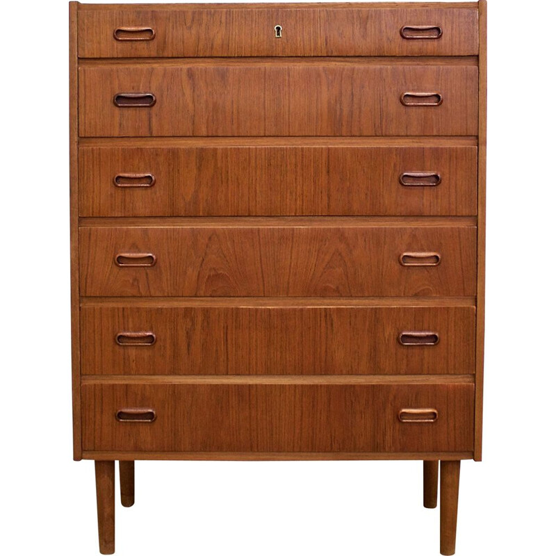 Mid Century Danish Teak Dresser, 1960s