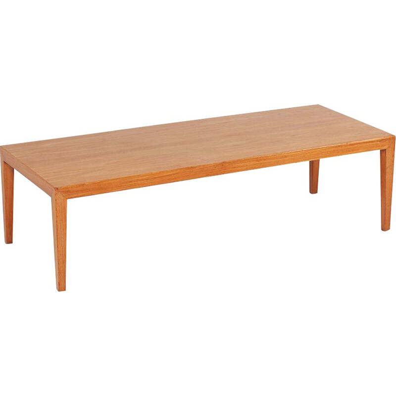 Vintage teak coffee table by Severin Hansen for Haslev Møbelsnedkeri, 1960