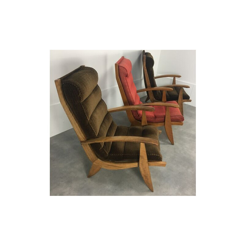 Lot de 3 de fauteuils vintage Free Span, 1950