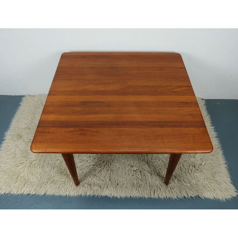 Vintage Danish coffee table in solid teak - 1960s