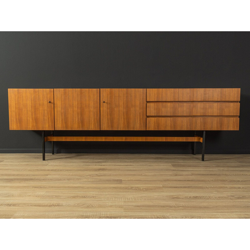 Vintage sideboard in walnut with three doors by Musterring, Germany 1960s