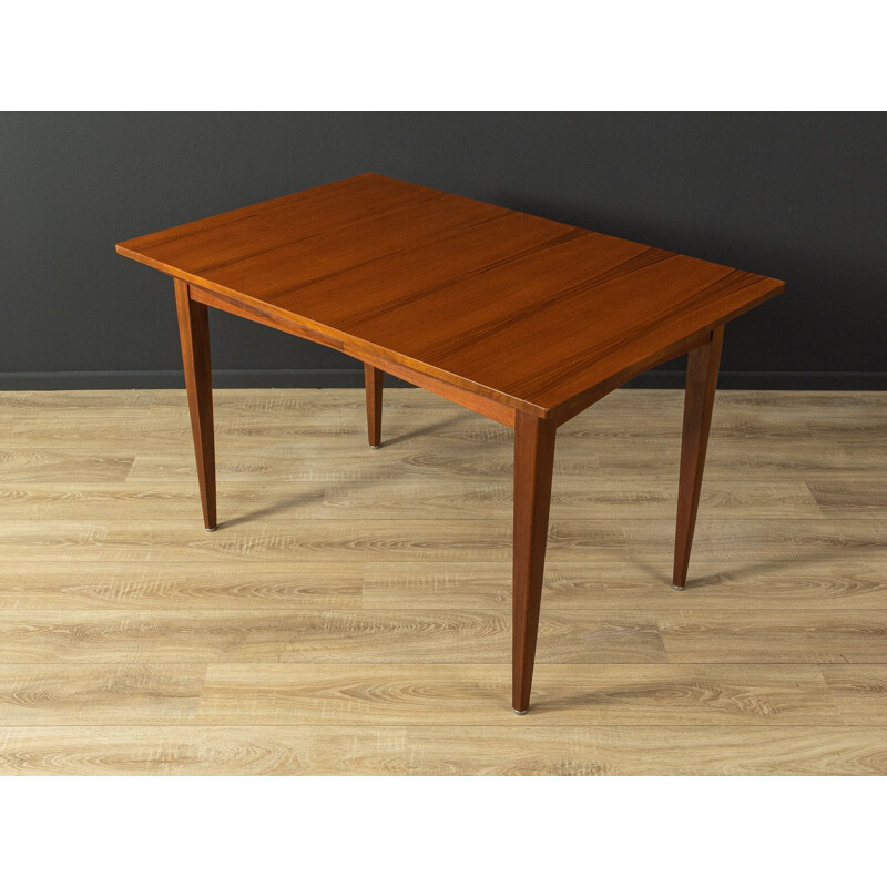 Mesa de teca vintage, Alemania 1960