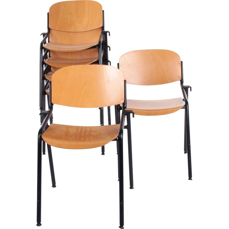 Vintage Eromes stacking chair, 1970s