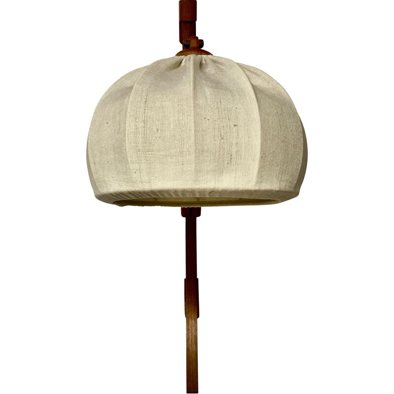 Scandinavian teak wall lamp, 1960s