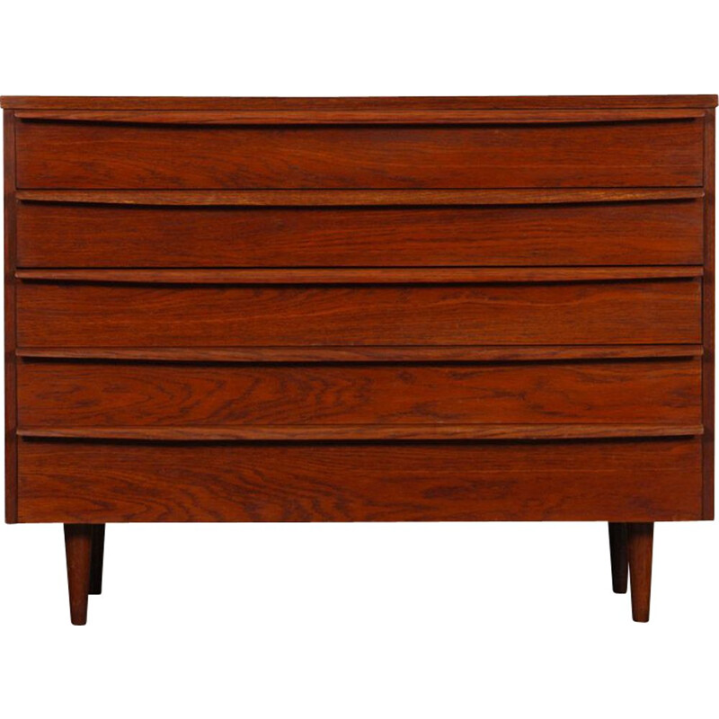 Vintage oakwood chest of drawers by Drevozpracujici Podnik, 1960