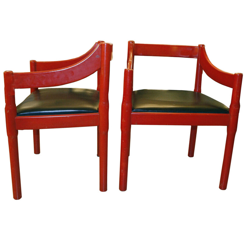 Pair of vintage chairs, Vico MAGISTRETTI - 1960s