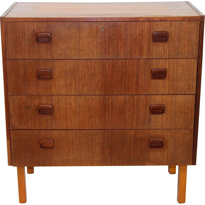 Scandinavian teak chest of drawers, Sweden 1960