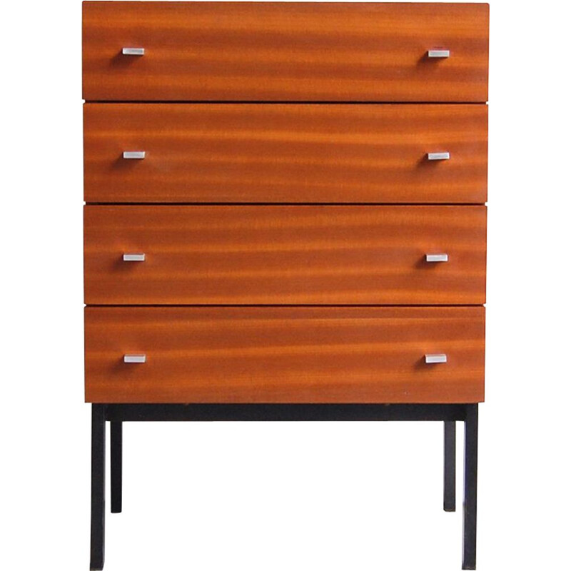 Vintage chest of drawers model 664 by Pierre Guariche for Meurop, 1960s
