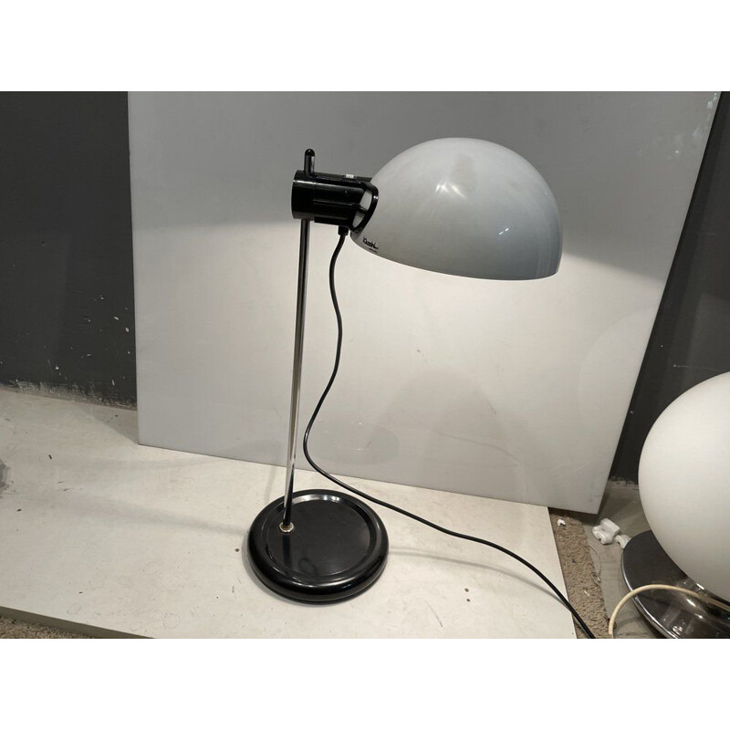 Vintage adjustable plastic desk lamp by iGuzzini, 1980