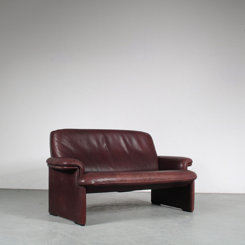 Vintage 2-seater sofa by De Sede, Switzerland 1970s