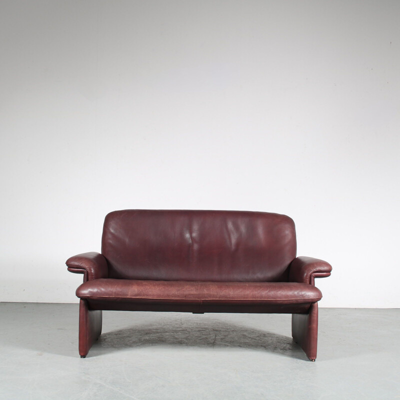 Vintage 2-seater sofa by De Sede, Switzerland 1970s