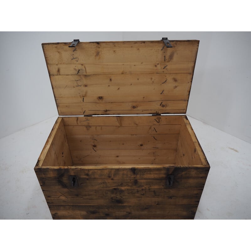rand consultant Erfgenaam Vintage houten kist, 1950