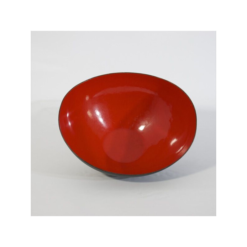 Vintage asymmetrical bowl Krenit by Herbert Krenchel, Denmark 1950