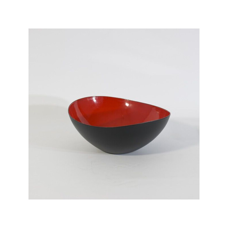 Vintage asymmetrical bowl Krenit by Herbert Krenchel, Denmark 1950