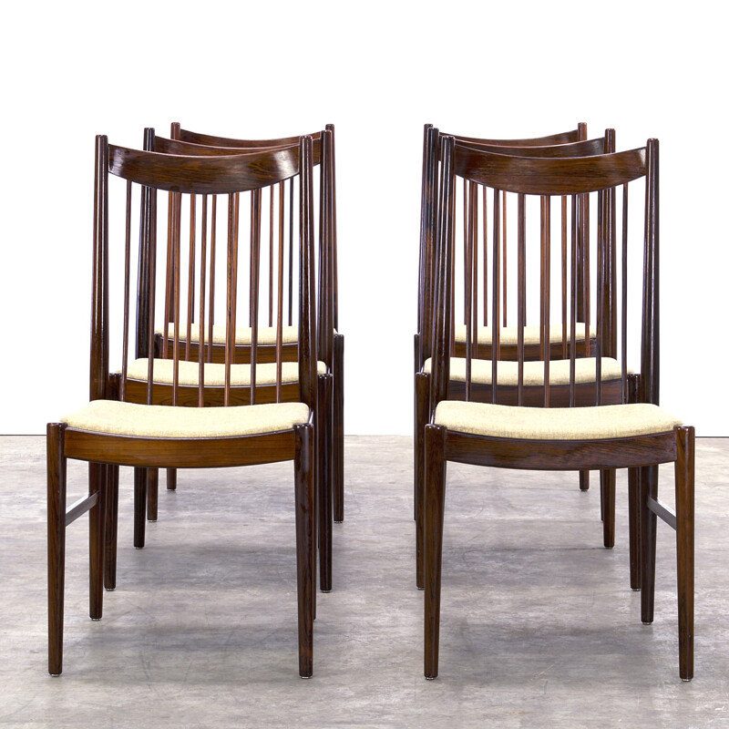 Set of 6 Sibast chairs, Arne VODDER - 1960s