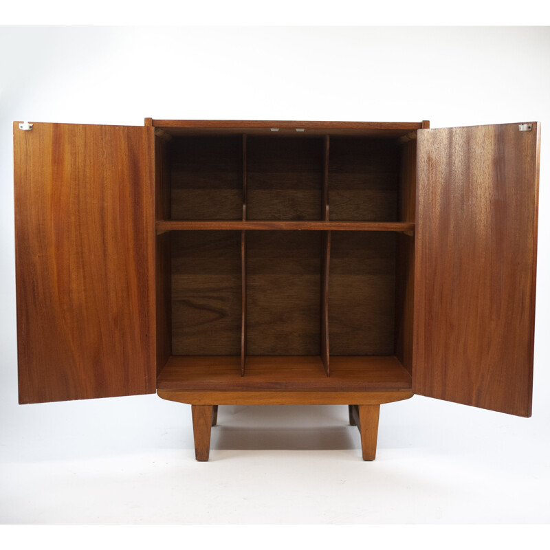 Mid-century teak cabinet with two doors, 1960s