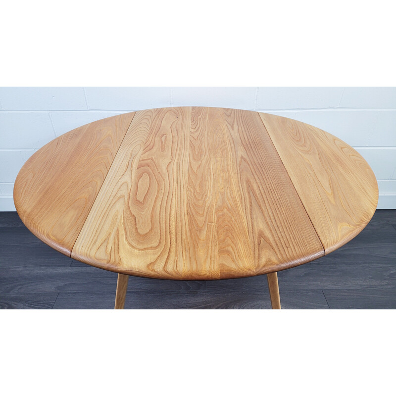 Tavolo vintage in legno di olmo di Ercol, 1960