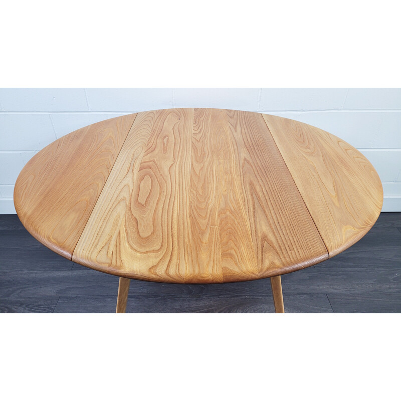 Mesa de madeira de olmo Vintage de Ercol, 1960