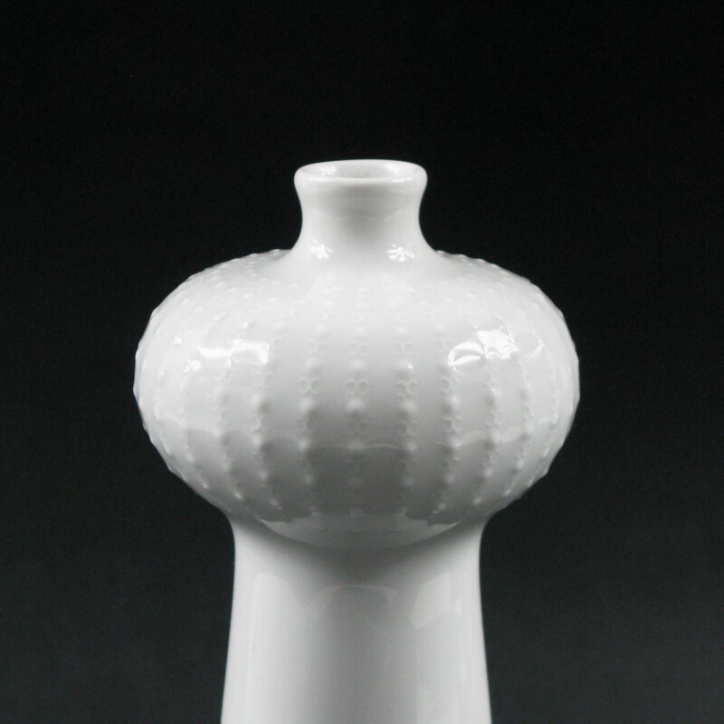 Jarrón de porcelana vintage de Ludwig Zepner para Meissen, Alemania 1960