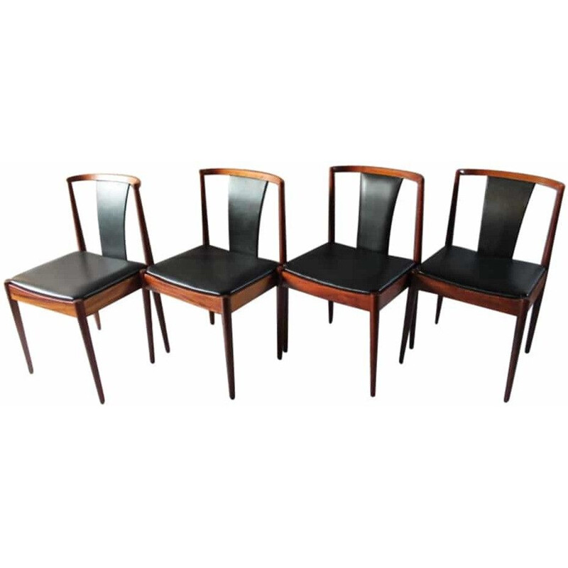 Ensemble de 4 chaises Casala vintage de Carl Sasse, Allemagne 1960