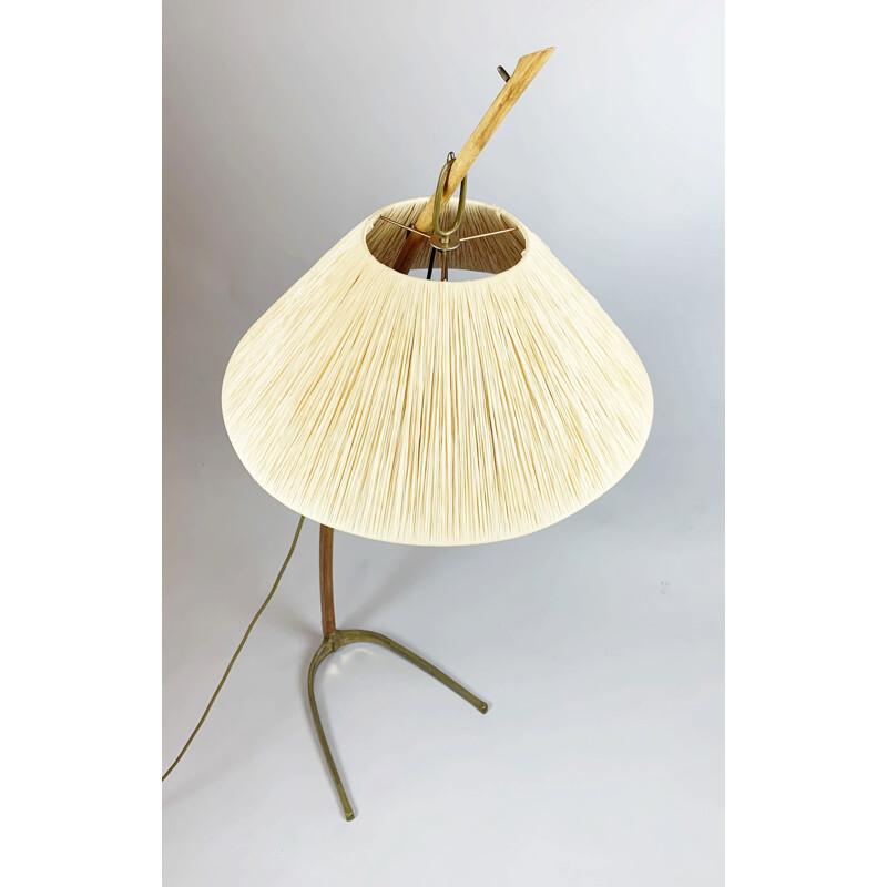 Mid-century floor lamp "Dornstab" by J.T Kalmar, Austria 1950s