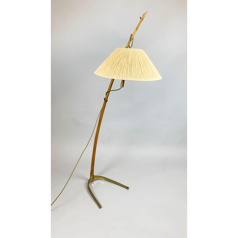 Mid-century floor lamp "Dornstab" by J.T Kalmar, Austria 1950s