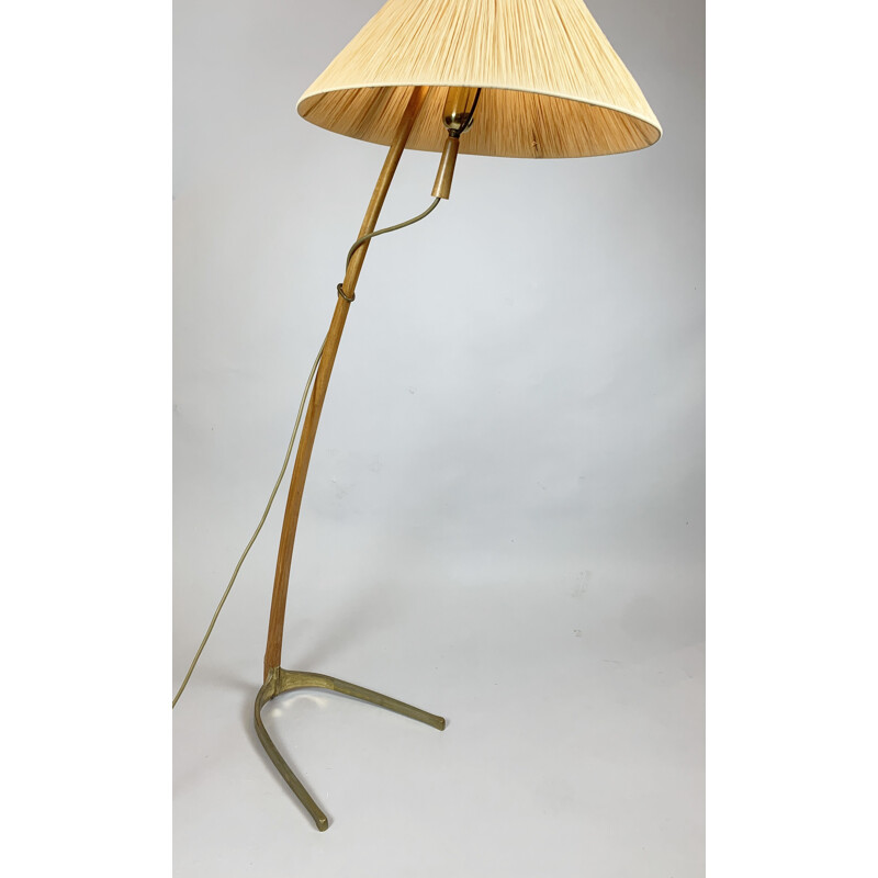 Mid-century floor lamp "Dornstab" by J.T Kalmar, Austria 1950s