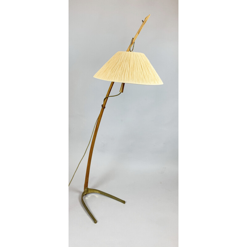 Mid-century floor lamp "Dornstab" by J.T Kalmar, Austria 1950s