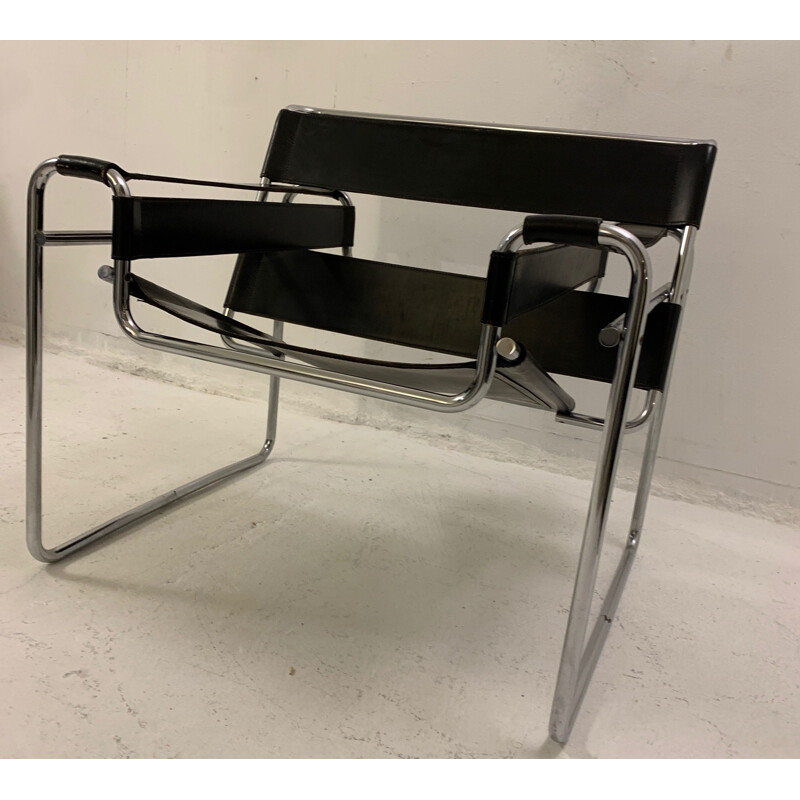 Vintage Wassily armchair by Marcel Breuer