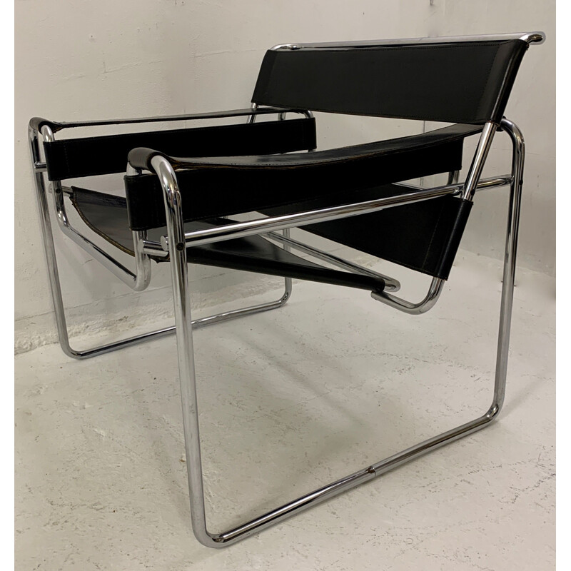 Vintage Wassily armchair by Marcel Breuer