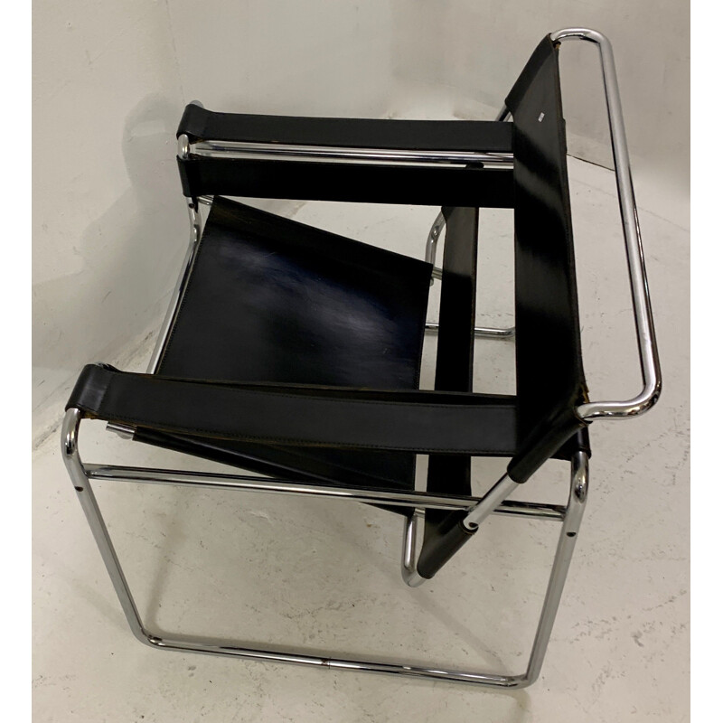 Vintage Wassily armchair by Marcel Breuer