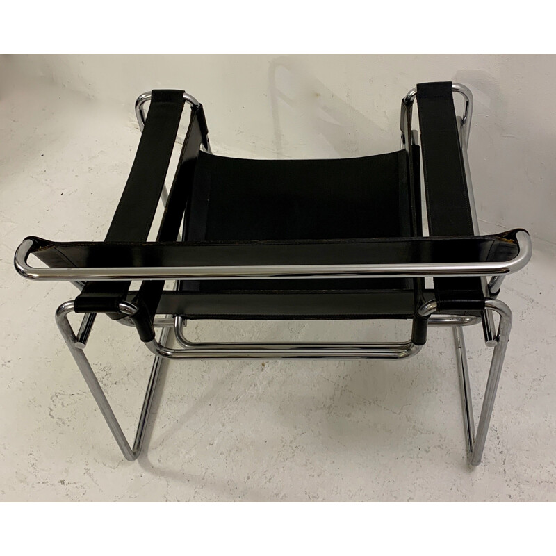 Vintage Wassily armchair by Marcel Breuer