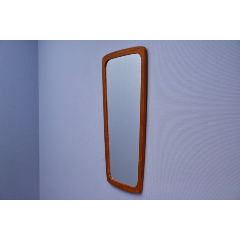 Danish vintage mirror in teak, 1960s