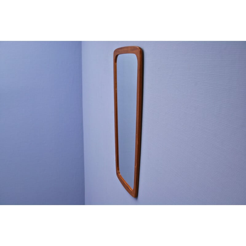 Danish vintage mirror in teak, 1960s