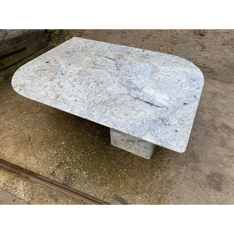 Vintage marble coffee table, 1970