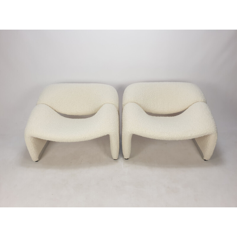 Paire de fauteuils vintage Groovy de Pierre Paulin pour Artifort, 1980