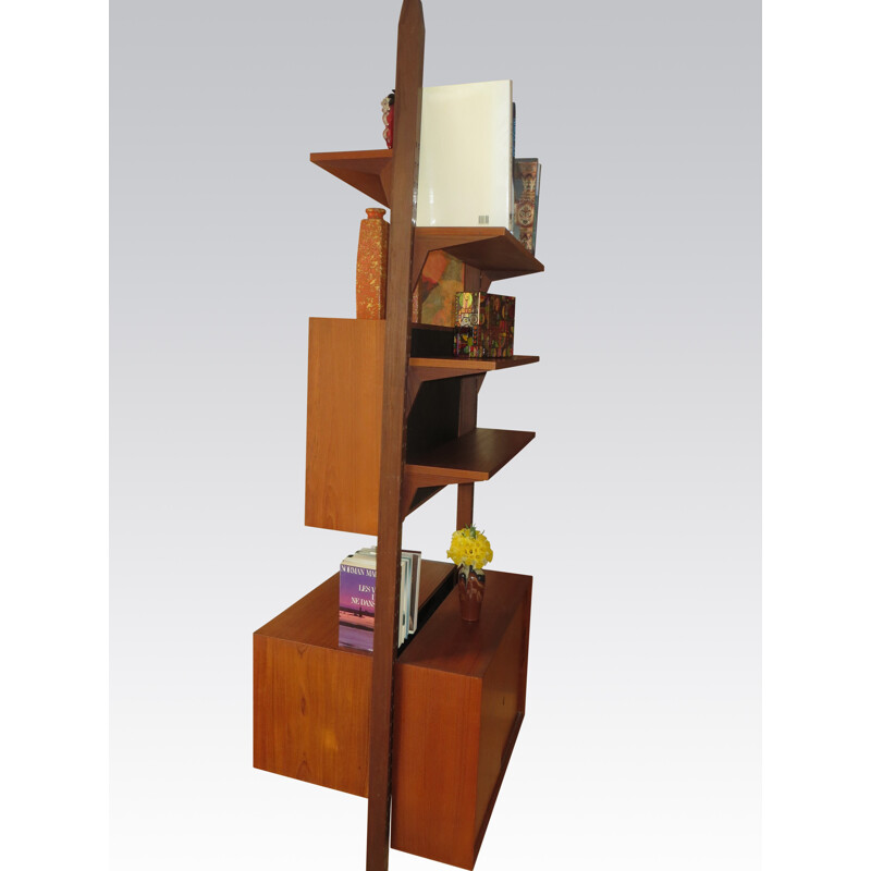 Scandinavian storage cabinet "Double face", Poul CADOVIUS - 1960s
