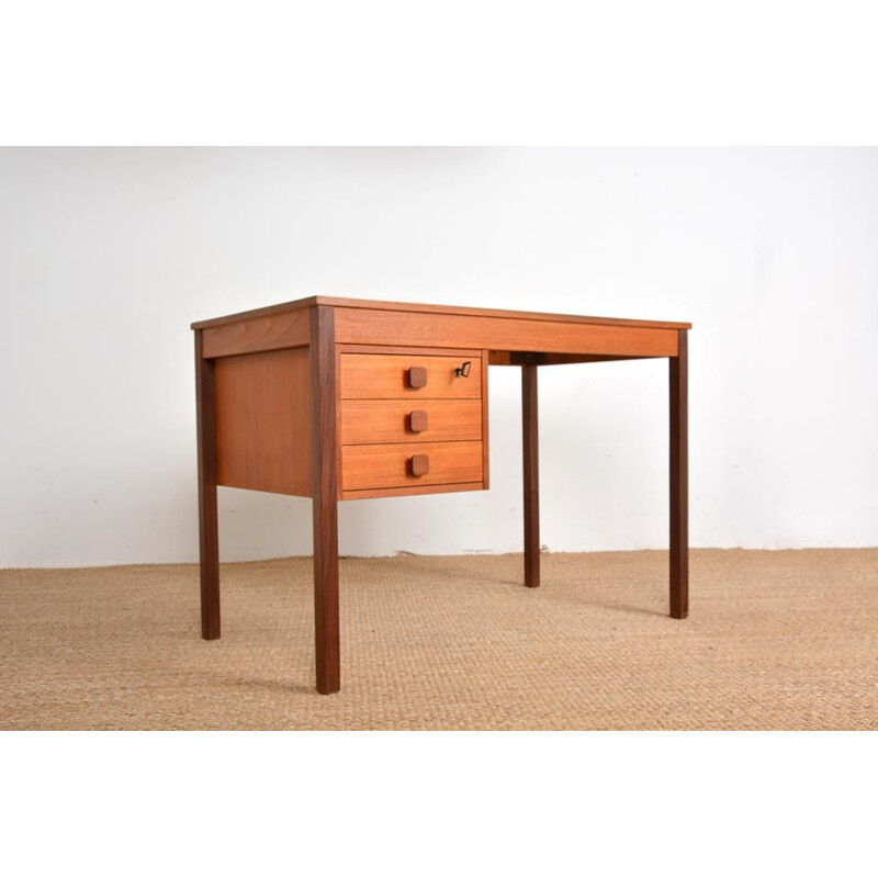 Vintage Danish teak desk by Domino Mobler, 1960