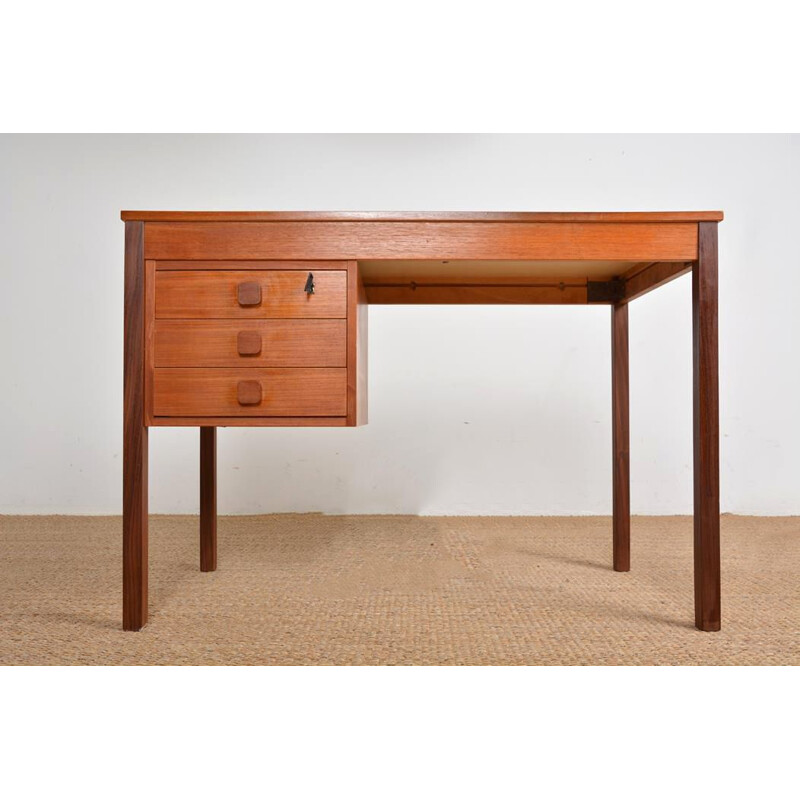 Vintage Danish teak desk by Domino Mobler, 1960