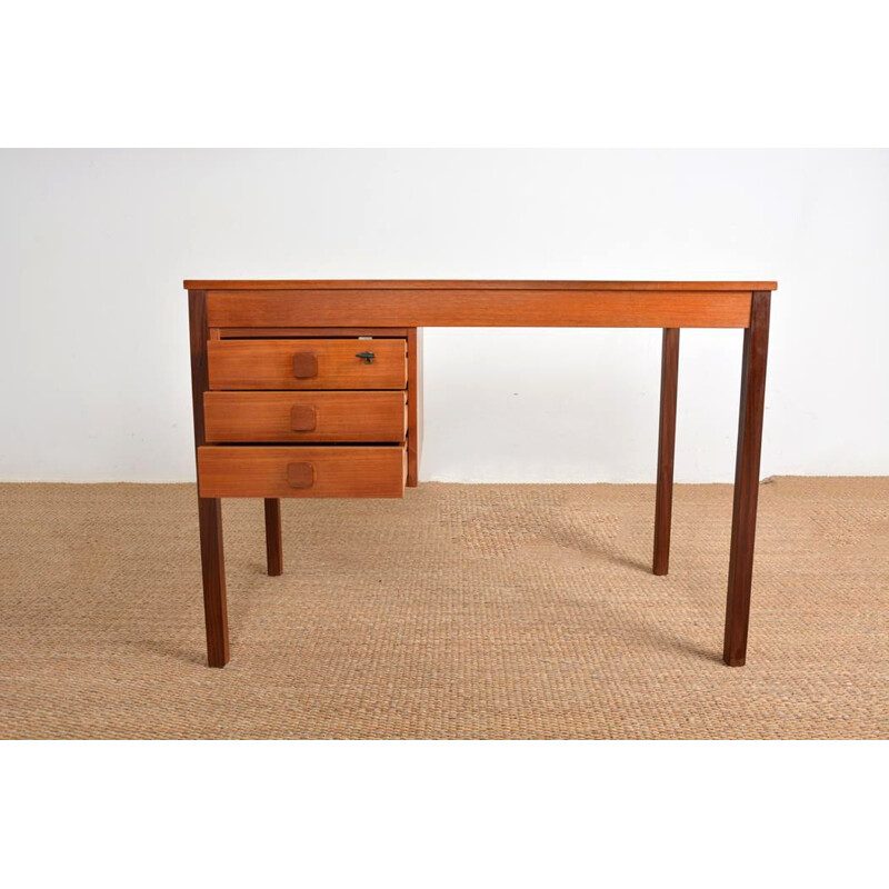 Vintage Danish teak desk by Domino Mobler, 1960