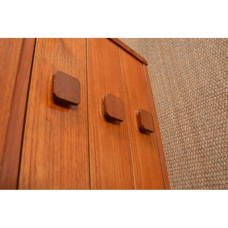 Vintage Danish teak desk by Domino Mobler, 1960