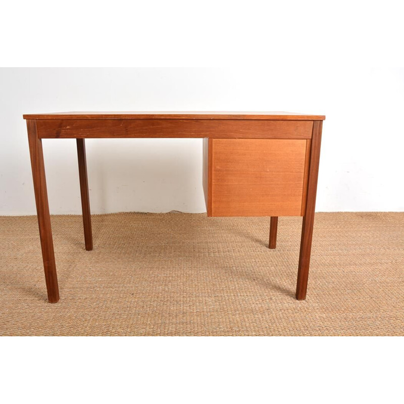 Vintage Danish teak desk by Domino Mobler, 1960