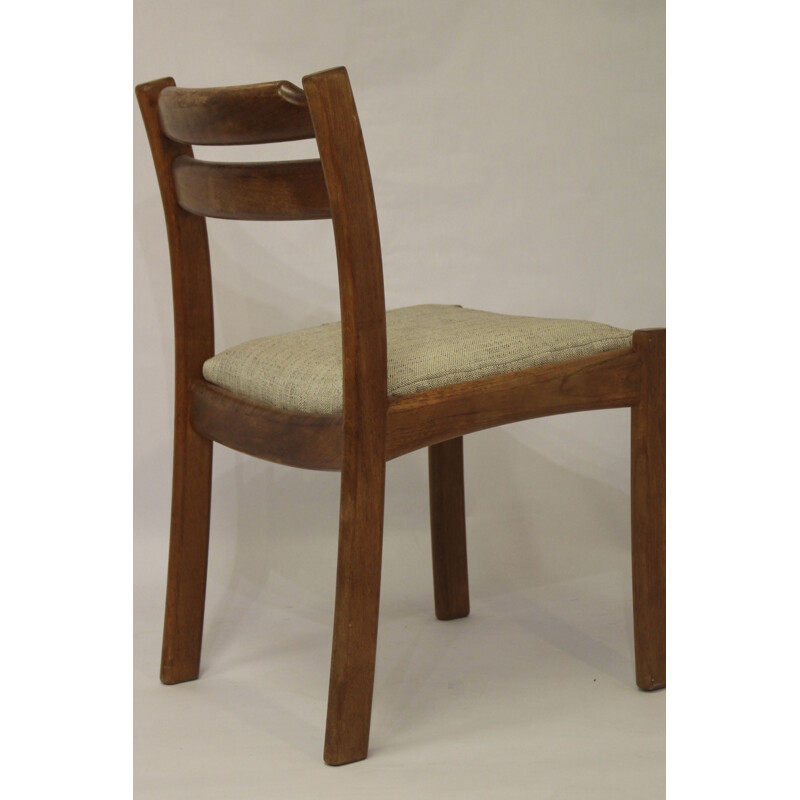 Set of 4 vintage teak chairs by Dyrlund, 1960