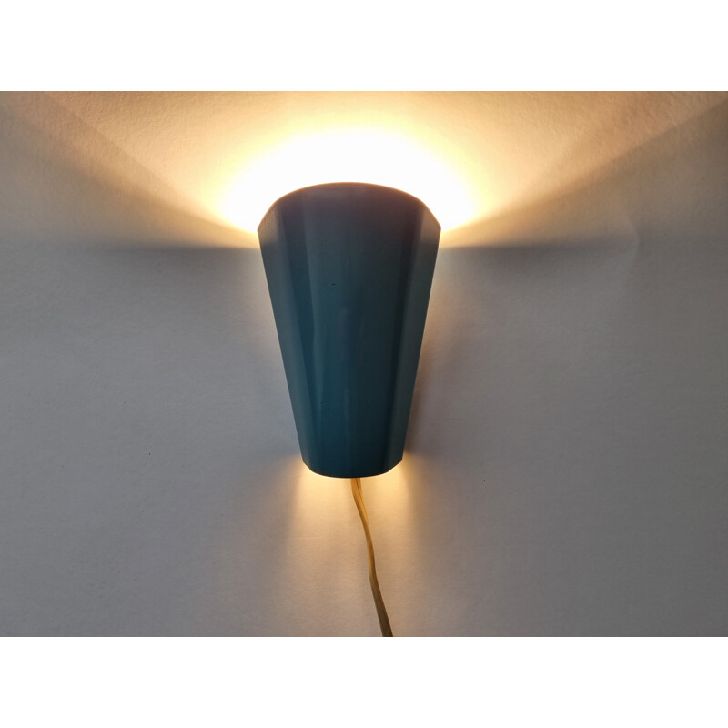 Mid century wall lamp Lidokov by Josef Hurka, 1960s