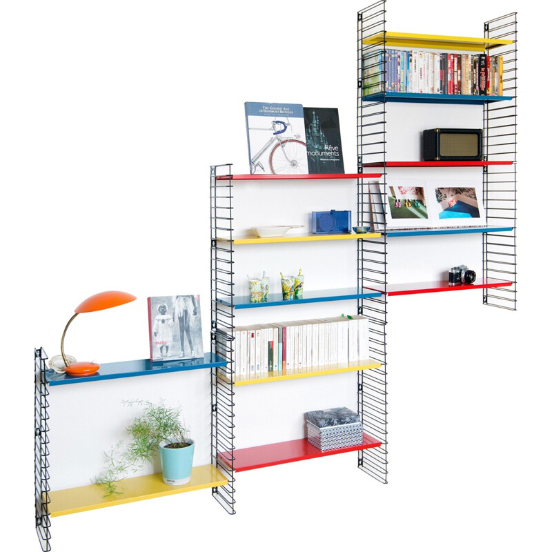 Large shelf system modular Tomado in metal, Adriaan DEKKER - 2000s