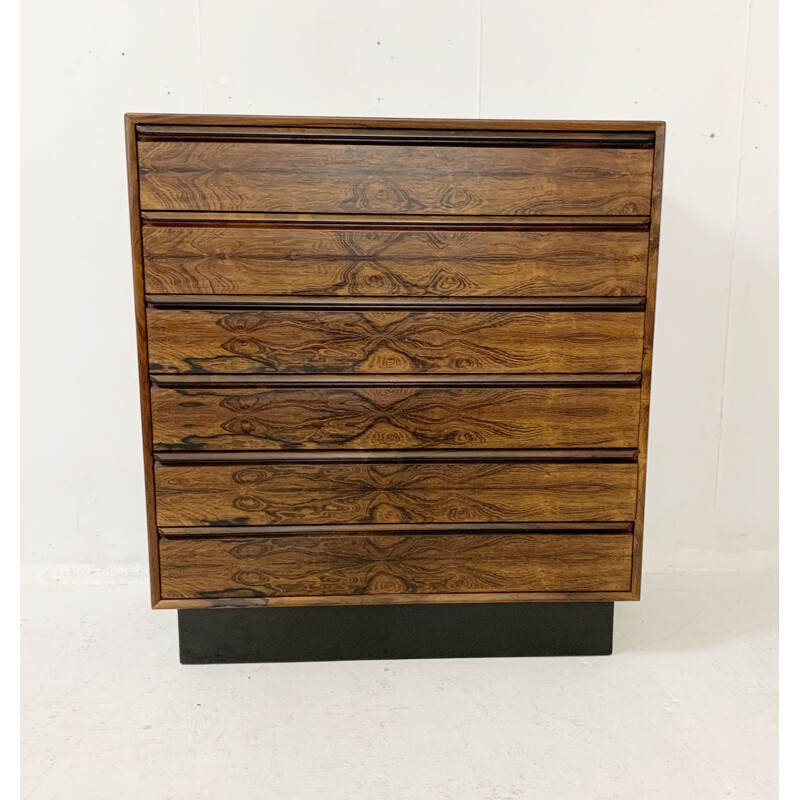 Vintage rosewood chest of drawers by Westnofa, Norway 1960